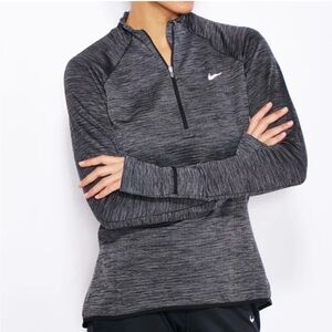 Nike dri-fit gray quarter zip size XS